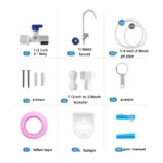 เครื่องกรองน้ำดื่ม 5 ขั้นตอน EIREE อัพเกรด วัสดุสแตนเลส ระบบกรองอัลตร้าฟิลเตรชั่น พร้อมไฟ LED กรองน้ำก๊อกดื่มได้โดยตรง 6